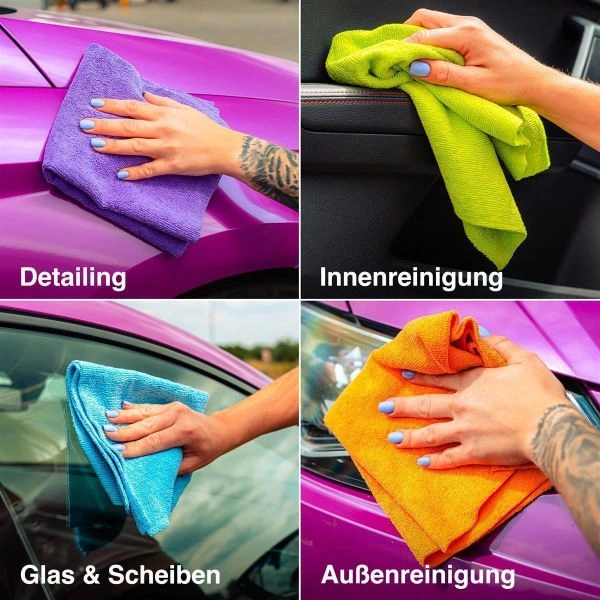 Liquid Elements - 5er Set Allzwecktuch Orange - Value 310GSM 40x40cm